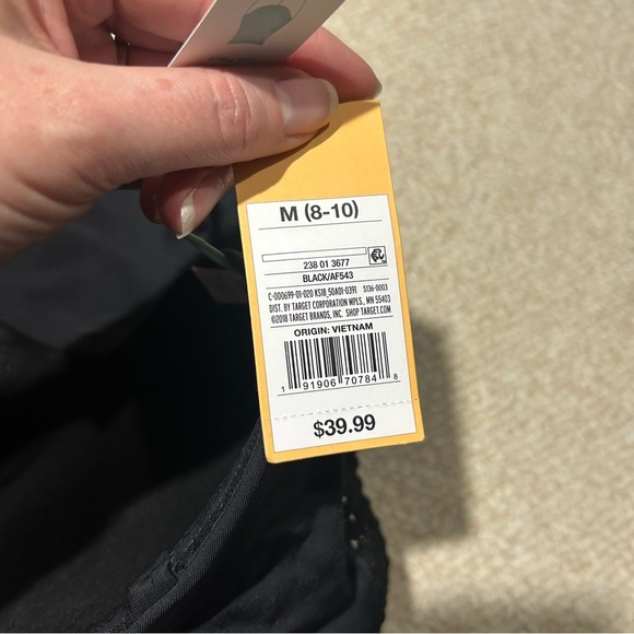 Kona Sol Womens Crochet Flounce High Coverage One Piece Swimsuit Black size Med - Picture 11 of 13